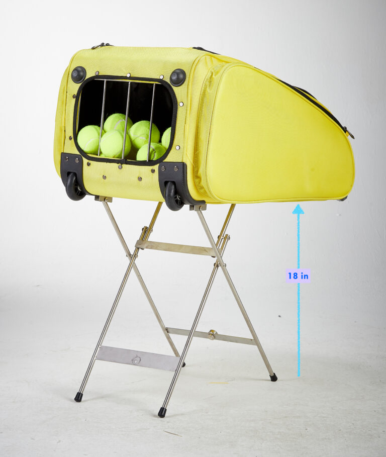 VIV Pickleball Tennis Bag: All-in-One Pickleball Bag, Hopper, and Feeder with Wheels.