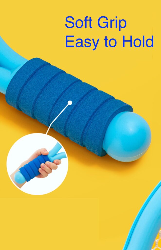 Kids Tennis Rackets Set for Children to Play designed for children. Perfect for play and easy to hold.
